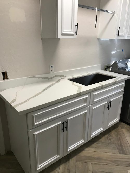 Quartzite stone slab counters in Chandler AZ